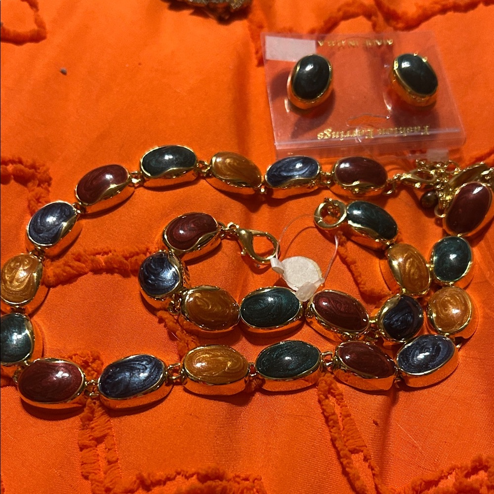 Elegant Multicolor Jewelry Set